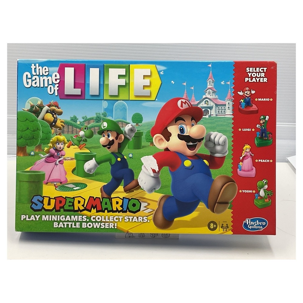 Hasbro Game of Life Super Mario Edition Board Game‎